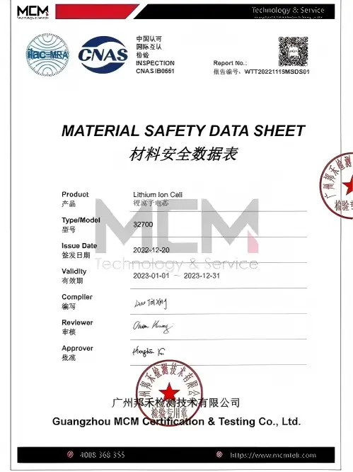 Battery Material Safety Testing-Yahua lighting.webp