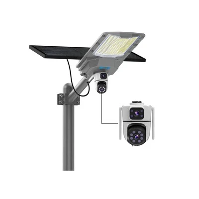 Solarno ulice svjetlo s CCTV kamerom