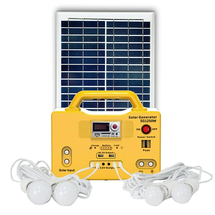 Sustav kućne rasvjete solarnog generatora