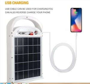 Solarno svjetlo za kampiranje s Bluetooth-om